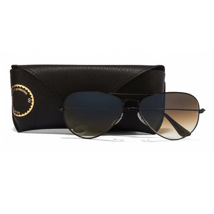 Purosangue 3026 Aviator Sunglasses (SUN-RN-3026-BRN2BLK-M)