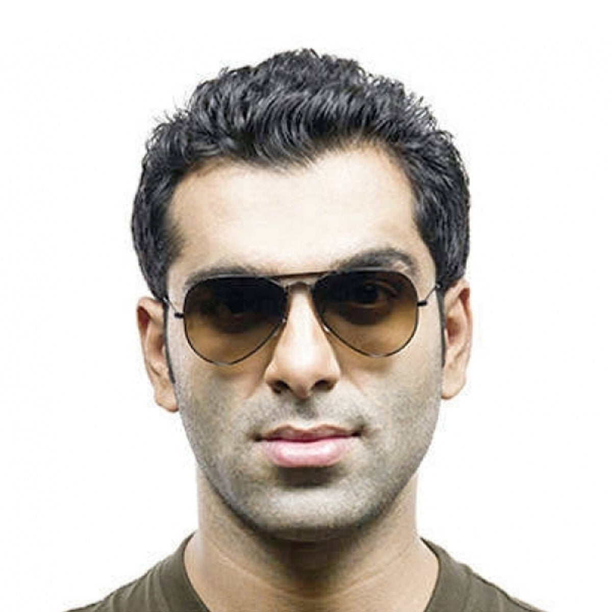 Purosangue 3026 Aviator Sunglasses (SUN-RN-3026-BRN2BLK-M) SWASTIK CREATIONS The Trend Point