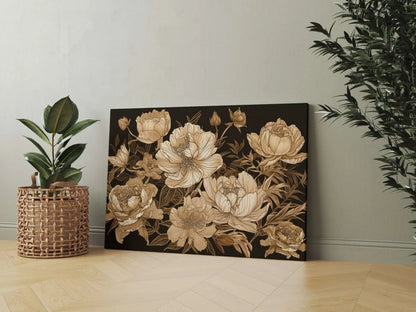 CH-FLW-LDP47 Flower Canvas Paintings For Wall Decoration For Living Room Bedroom Home Office & Hotels