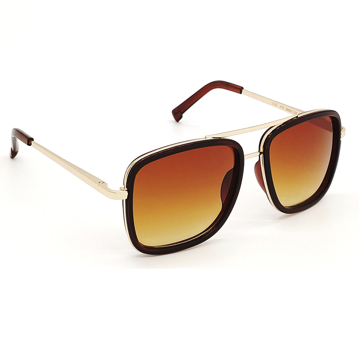 Brown HUMBLEE Square Sunglasses (SUN-LC-0652-BRN2GLD-LARGE) - SWASTIK CREATIONS The Trend Point SWASTIK CREATIONS The Trend Point