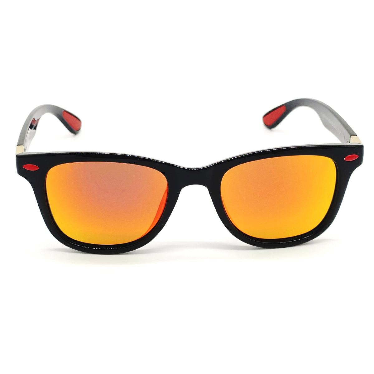 Orange VENOM Square Sunglasses (SUN-RN-4195-ORG3GLD-M) SWASTIK CREATIONS The Trend Point