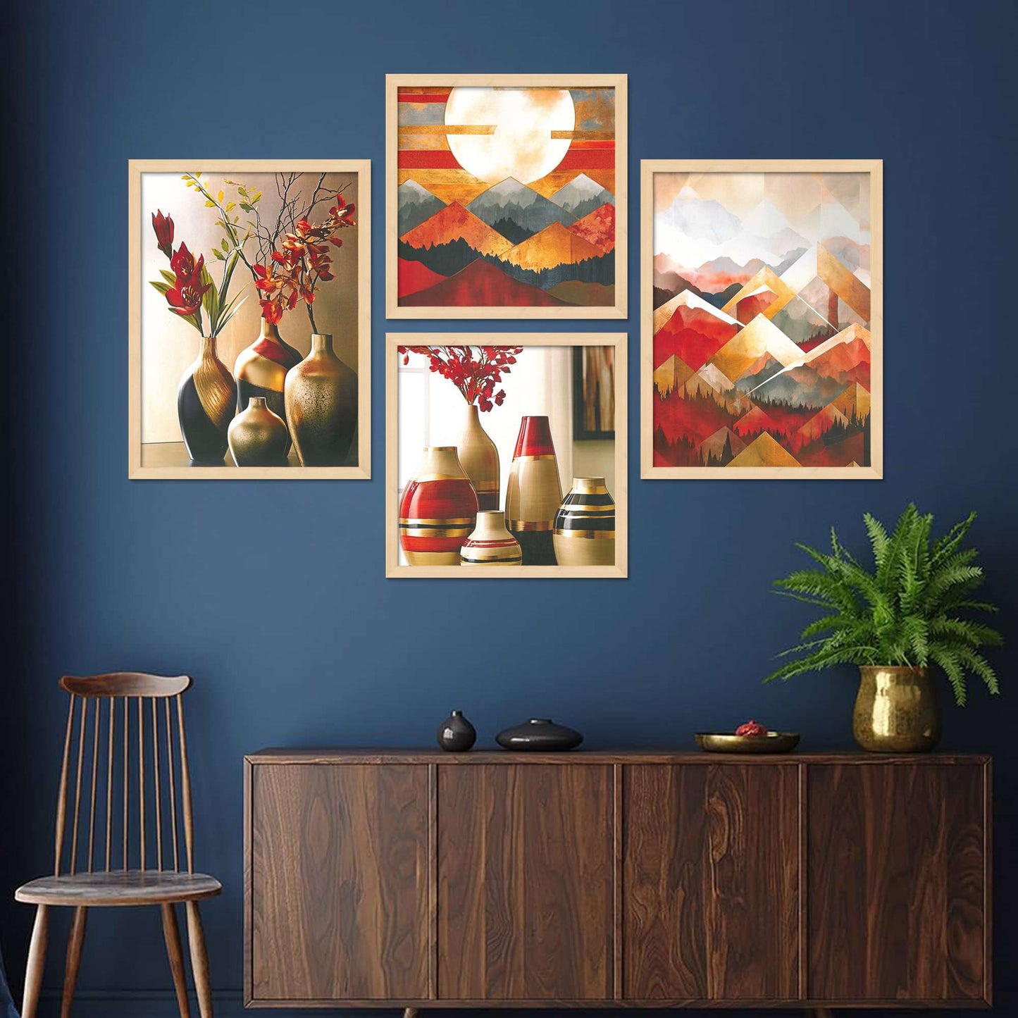 Swastik Trend Point Modern Art Framed Wall Paintings For Wall/Home Decoration Living Room Bedroom Dining Room Decorative Big Size Wall Painting-11 SWASTIK CREATIONS The Trend Point