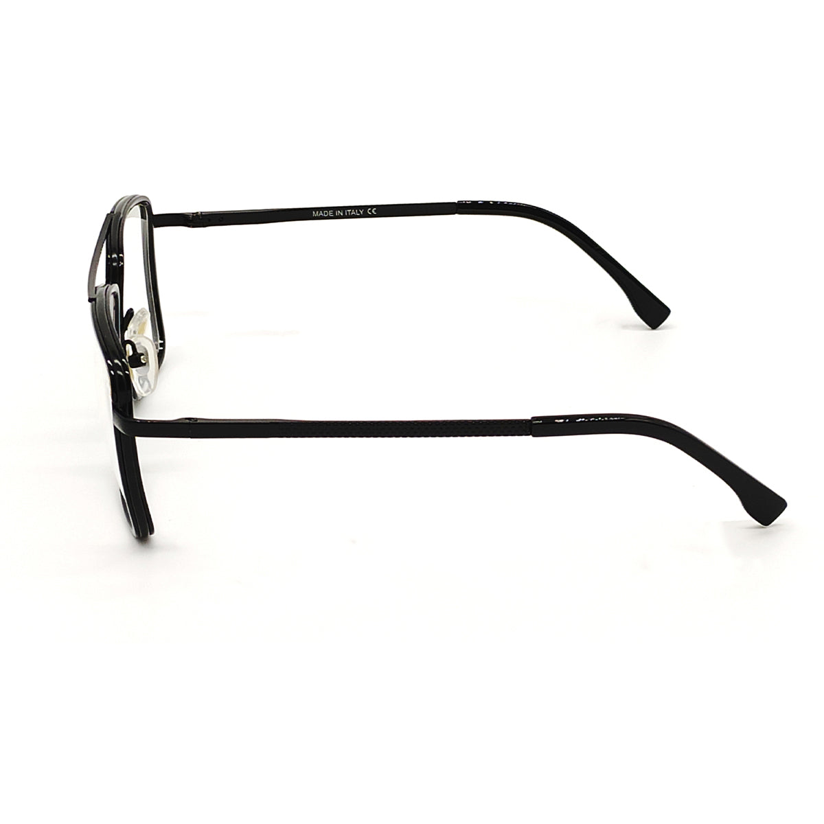 Clear(Transparent) HUMBLEE Square Sunglasses (SUN-LC-0652-CLR5BLK-MEDIUM)