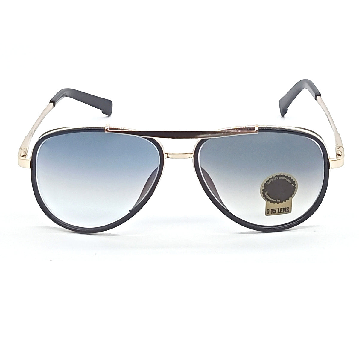 Frogurist 4414 Aviator Sunglasses (SUN-RN-4414-BLU2GLD-M) SWASTIK CREATIONS The Trend Point