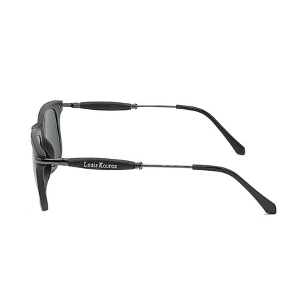 Black Buloster Square Sunglasses (SUN-LK-2148-BLK1BLK-M) - SWASTIK CREATIONS The Trend Point