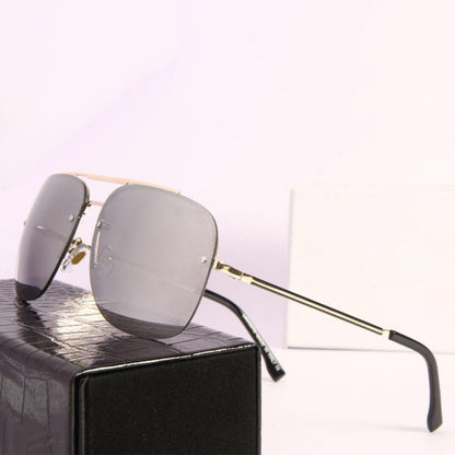 Silver REBEL Square Sunglasses (SUN-LC-11089-SIL3SIL) - SWASTIK CREATIONS The Trend Point