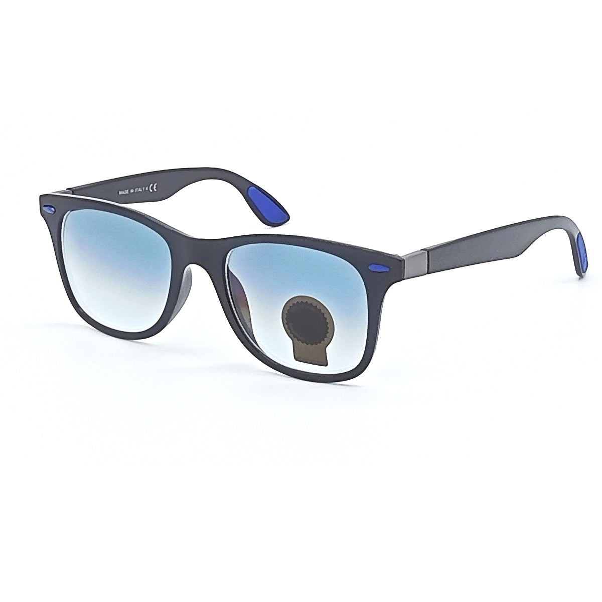 Blue VENOM Square Sunglasses (SUN-RN-4195-BLU2BLK-M) SWASTIK CREATIONS The Trend Point