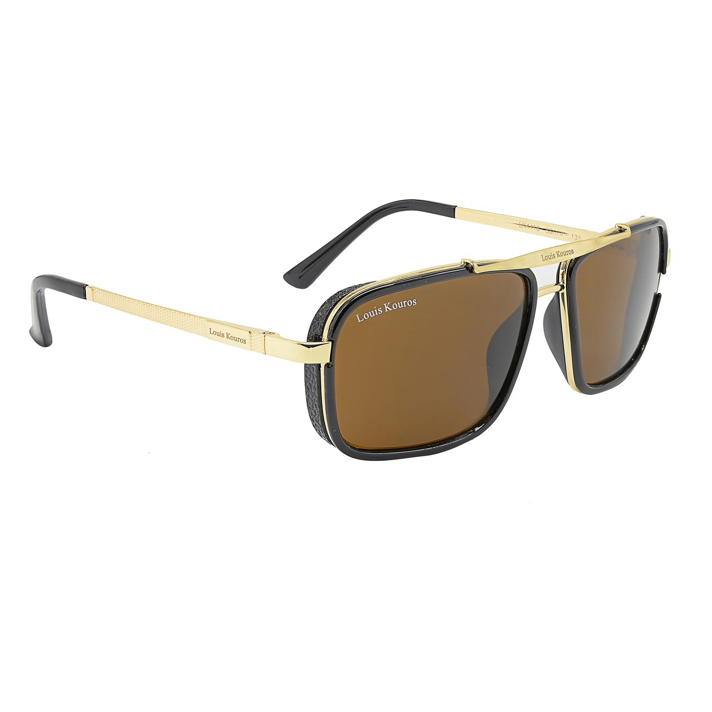 Brown Cayenne Square Sunglasses (SUN-LK-4413-BRN1GLD-M) SWASTIK CREATIONS The Trend Point