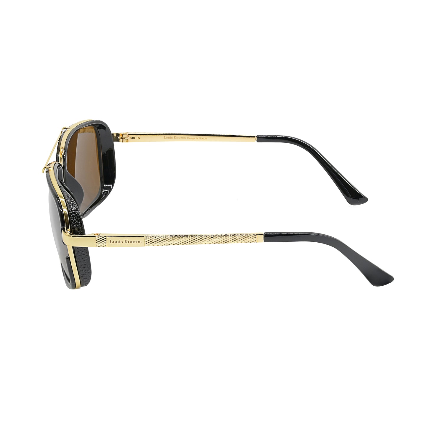 Brown Cayenne Square Sunglasses (SUN-LK-4413-BRN1GLD-M) SWASTIK CREATIONS The Trend Point