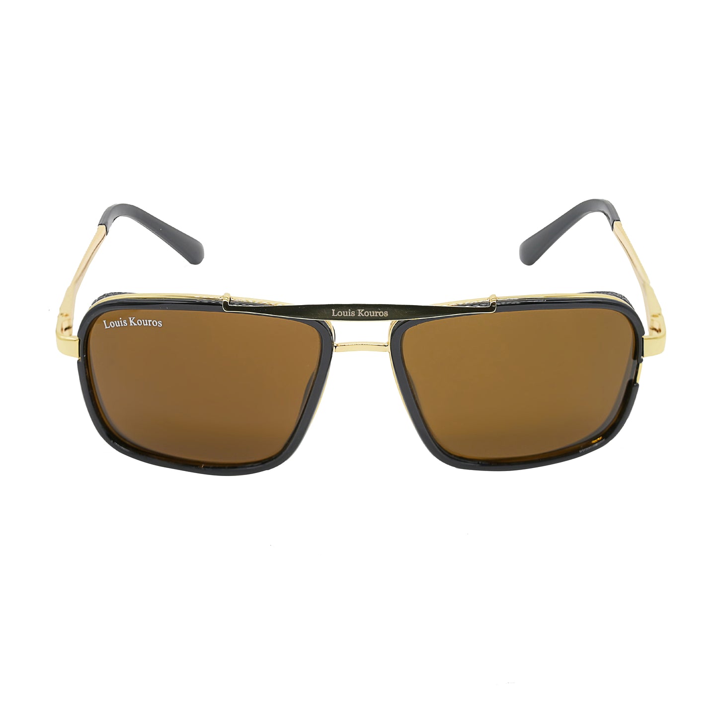 Brown Cayenne Square Sunglasses (SUN-LK-4413-BRN1GLD-M) SWASTIK CREATIONS The Trend Point