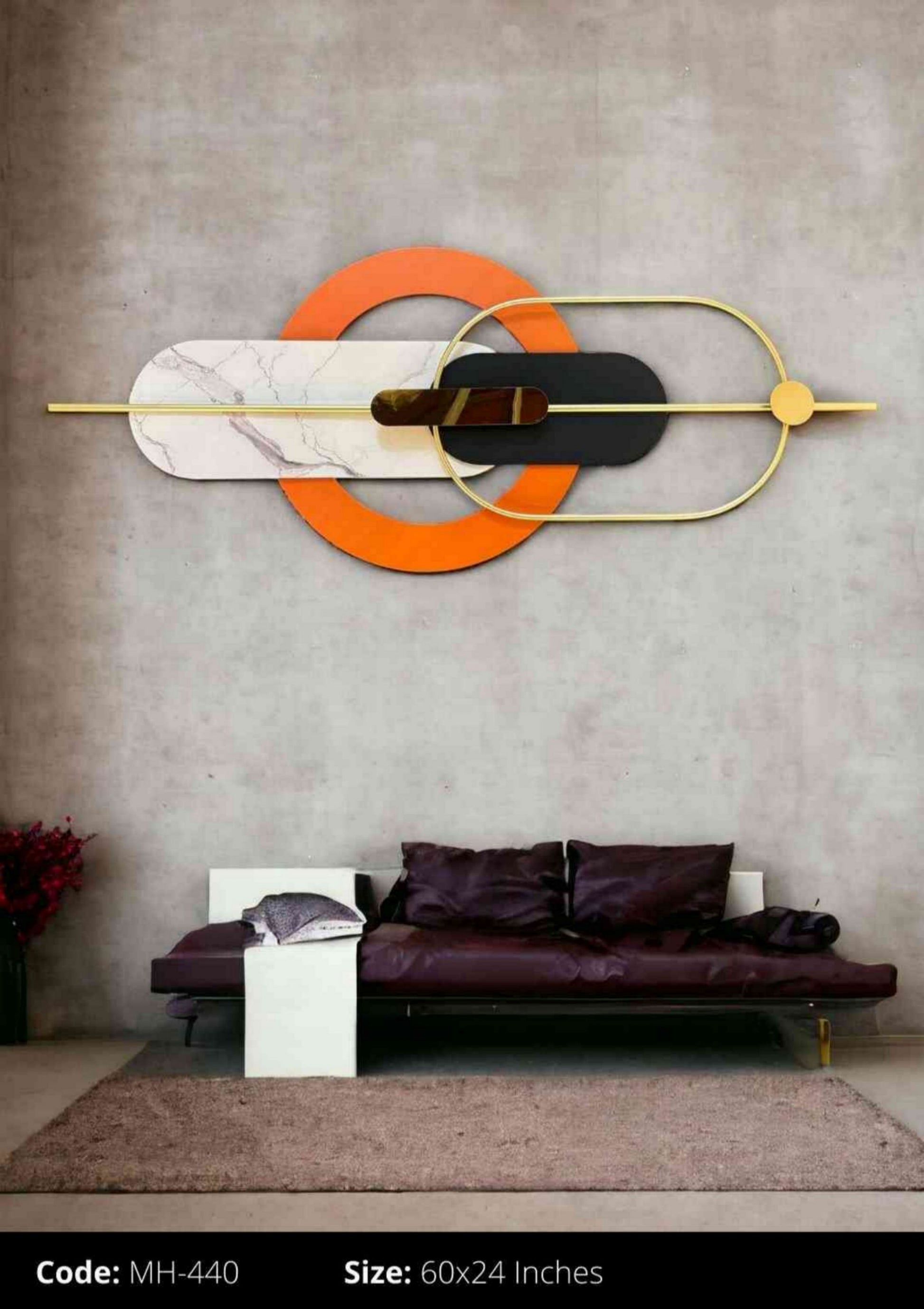 Contemporary Metal Wall Decor (MH-440)