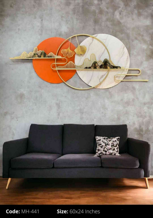 Designer Metal Wall Mural (MH-441)