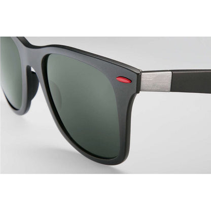 Black VENOM Square Sunglasses (SUN-RN-4195-BLK1BLK-M)