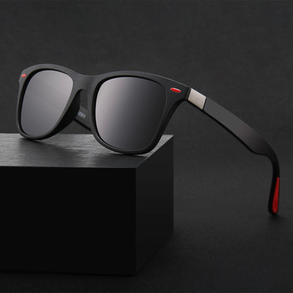 Black VENOM Square Sunglasses (SUN-RN-4195-BLK1BLK-M)