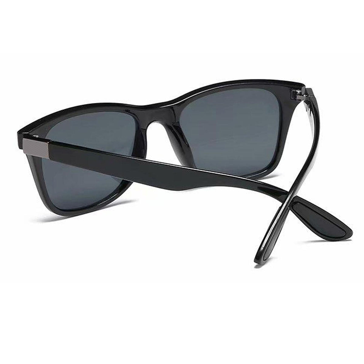 Black VENOM Square Sunglasses (SUN-RN-4195-BLK1BLK-M) SWASTIK CREATIONS The Trend Point