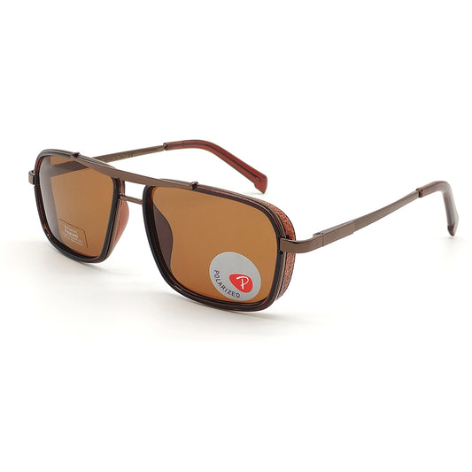 LEGEND 4413 Square Sunglasses (SUN-RN-4413-BRN1BRN-P)