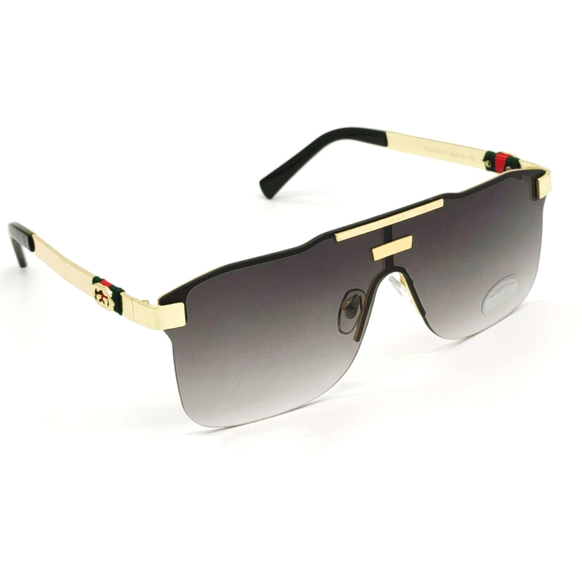 Black Countryman Square Sunglasses (SUN-GC-3808-BLK2GLD) - SWASTIK CREATIONS The Trend Point SWASTIK CREATIONS The Trend Point