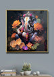 Modern Ganesha Crystal Painting