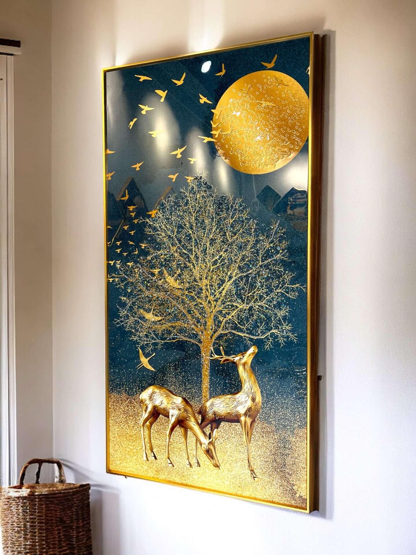 Premium Deer Crystal Wall Decor SWASTIK CREATIONS The Trend Point