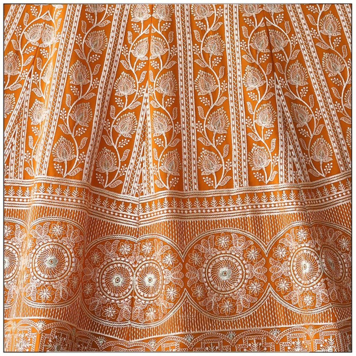 Vichitra Silk crush work lehenga (KESH179 AHB27) SWASTIK CREATIONS The Trend Point