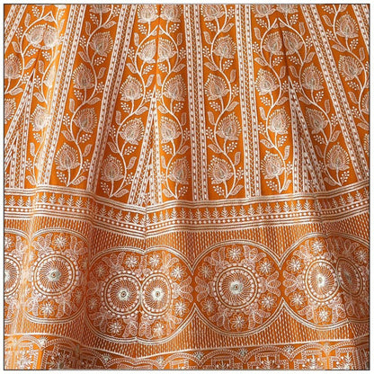 Vichitra Silk crush work lehenga (KESH179 AHB27)