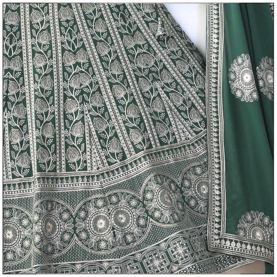 Vichitra Silk crush work lehenga (KESH179 AHB28) SWASTIK CREATIONS The Trend Point