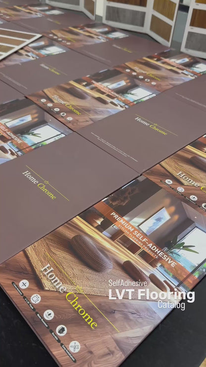 Self-Adhesive LVT PVC Plank Flooring (covers 54sqft per box) (8 colors option)