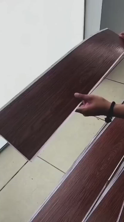 Self-Adhesive PVC Plank Flooring (covers 54sqft per box) (8 colors option)