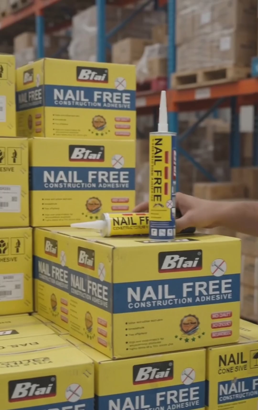 Nail Free Adhesive used for Installation (Full Box of 24pcs)