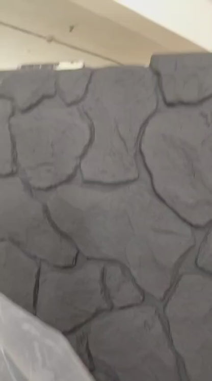 #Terra Rock 106 – 35mm PU Stone Finish Panels - Size 2x4ft - Box of 8pcs - 5 color options
