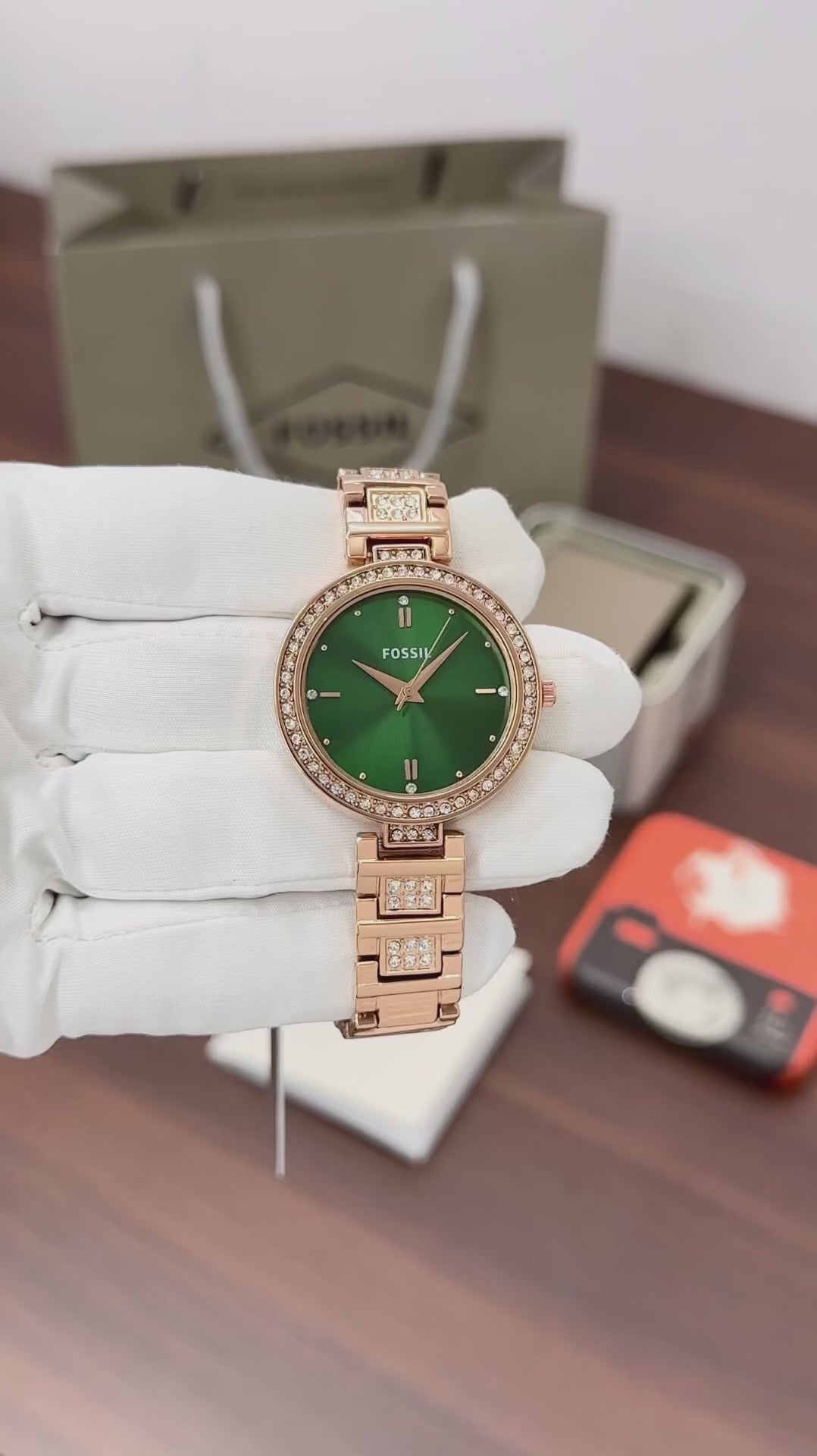 Load video: Women's Premium Karli Watch
