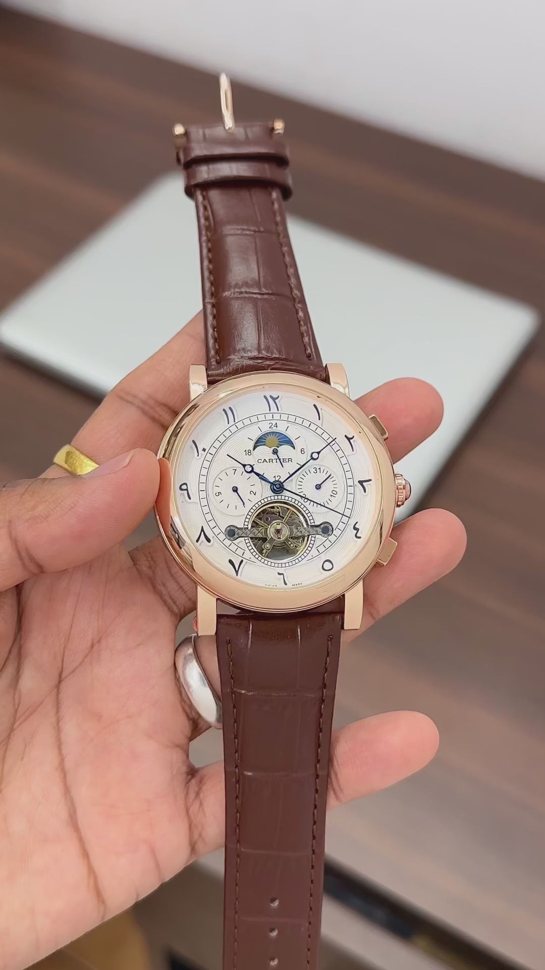 Automatic Arabic Series watch Detailed with Perfection