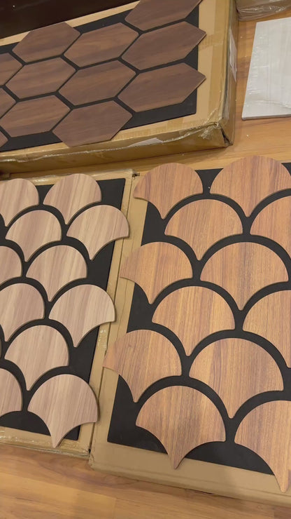 #AP-4(A6)- ACOUSTIC WOODEN PANEL- 11mm thickness - 1 panel Covers 4.2 sqft