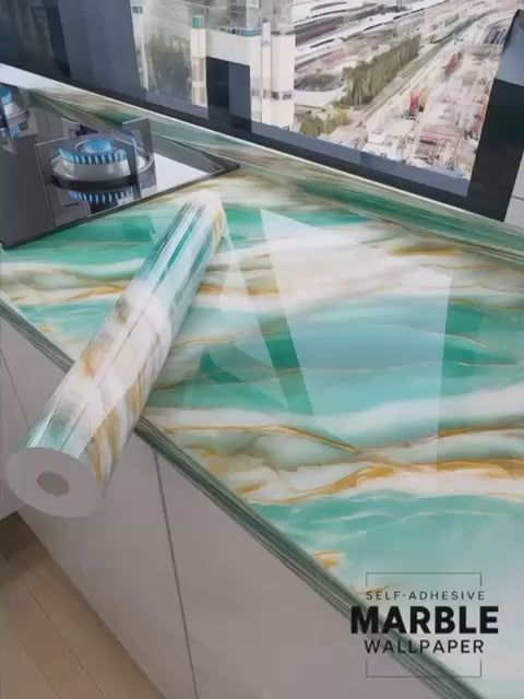 Load video: TA-052 Multicolor Self Adhesive Premium Quality Wallpaper (Pack of 3)