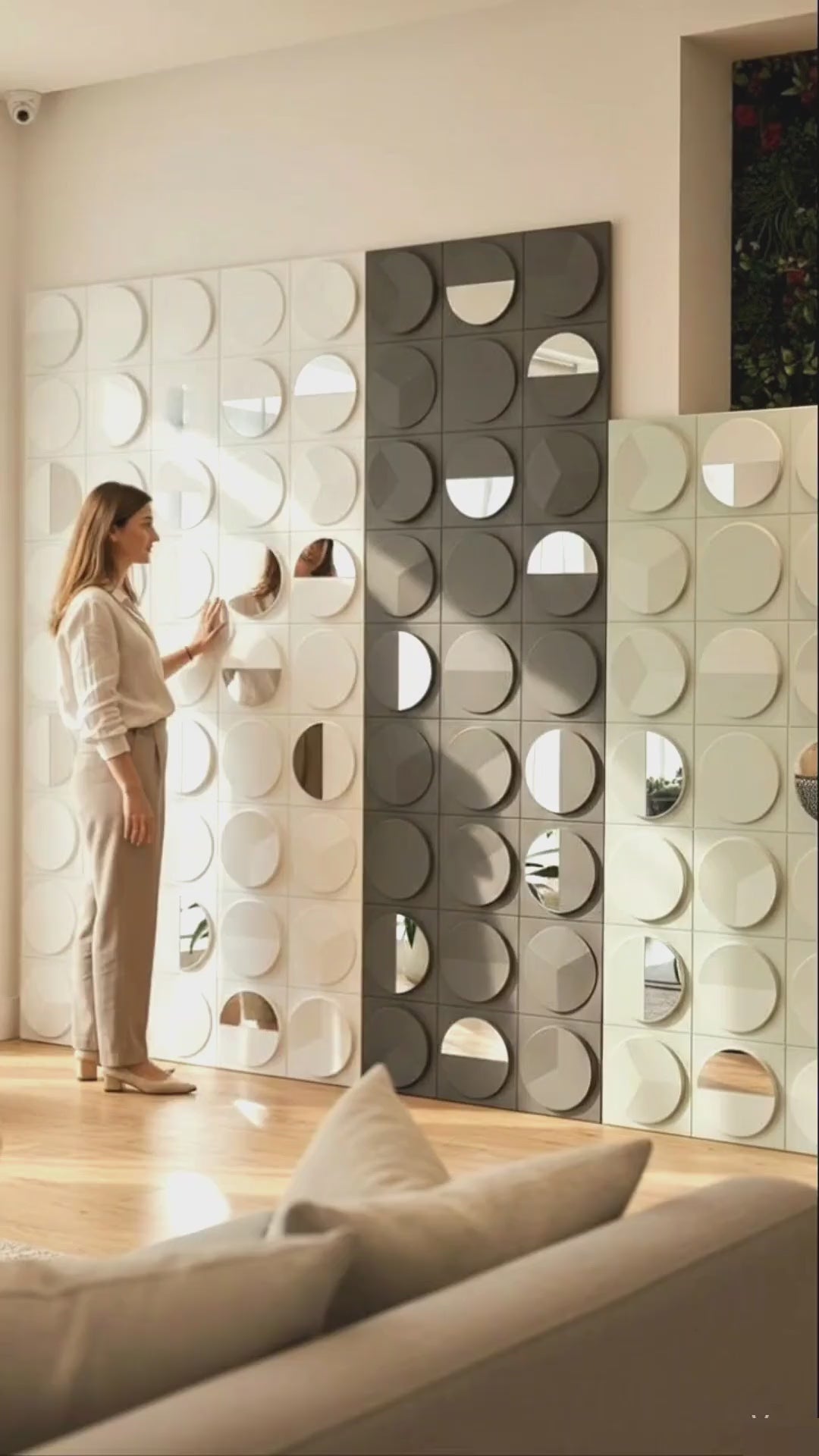 #GrovaStone 112 Mirror – 25mm PU Stone Finish Panels - Size 2x4ft - 5 color options