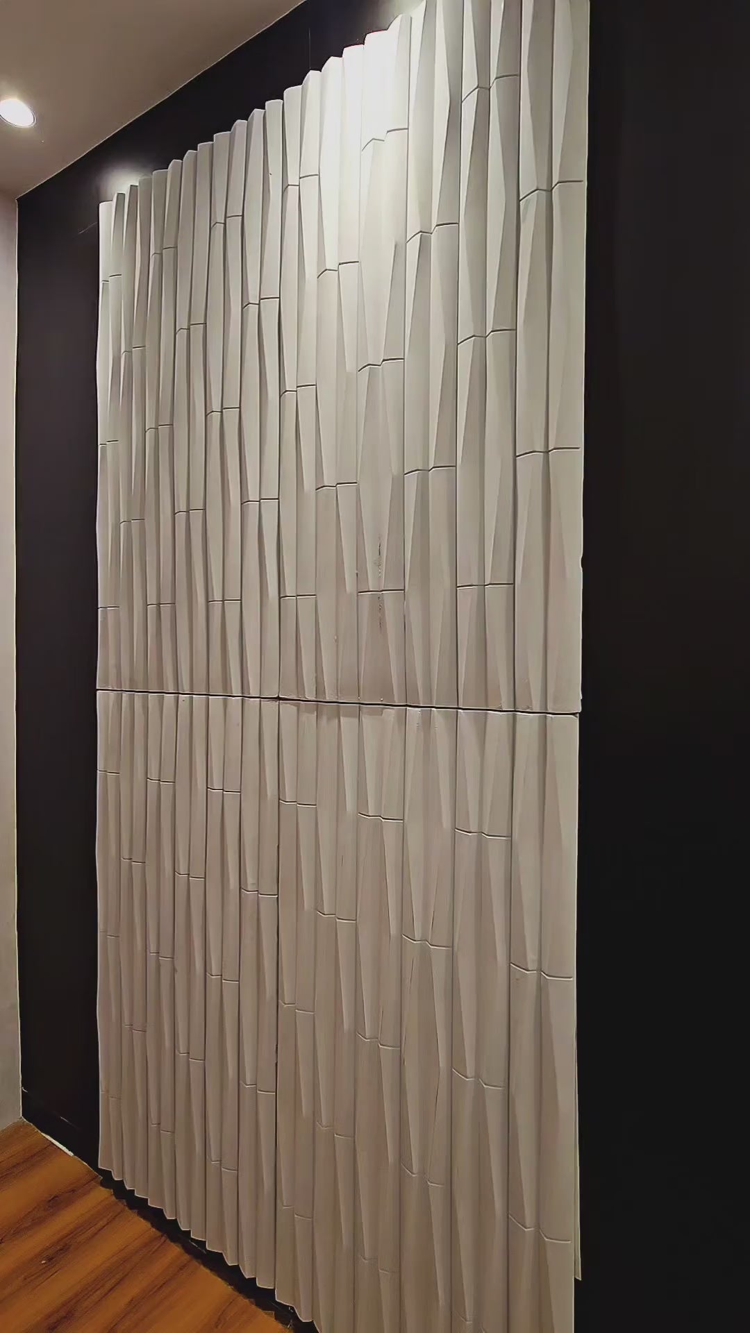 Load video: #Linea Rock 105 – 25mm PU Stone Finish Panels - Size 2x4ft - 5 color options