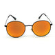 Orange Enigte Square Sunglasses (SUN-RN-2148-ORG3BLK-M)