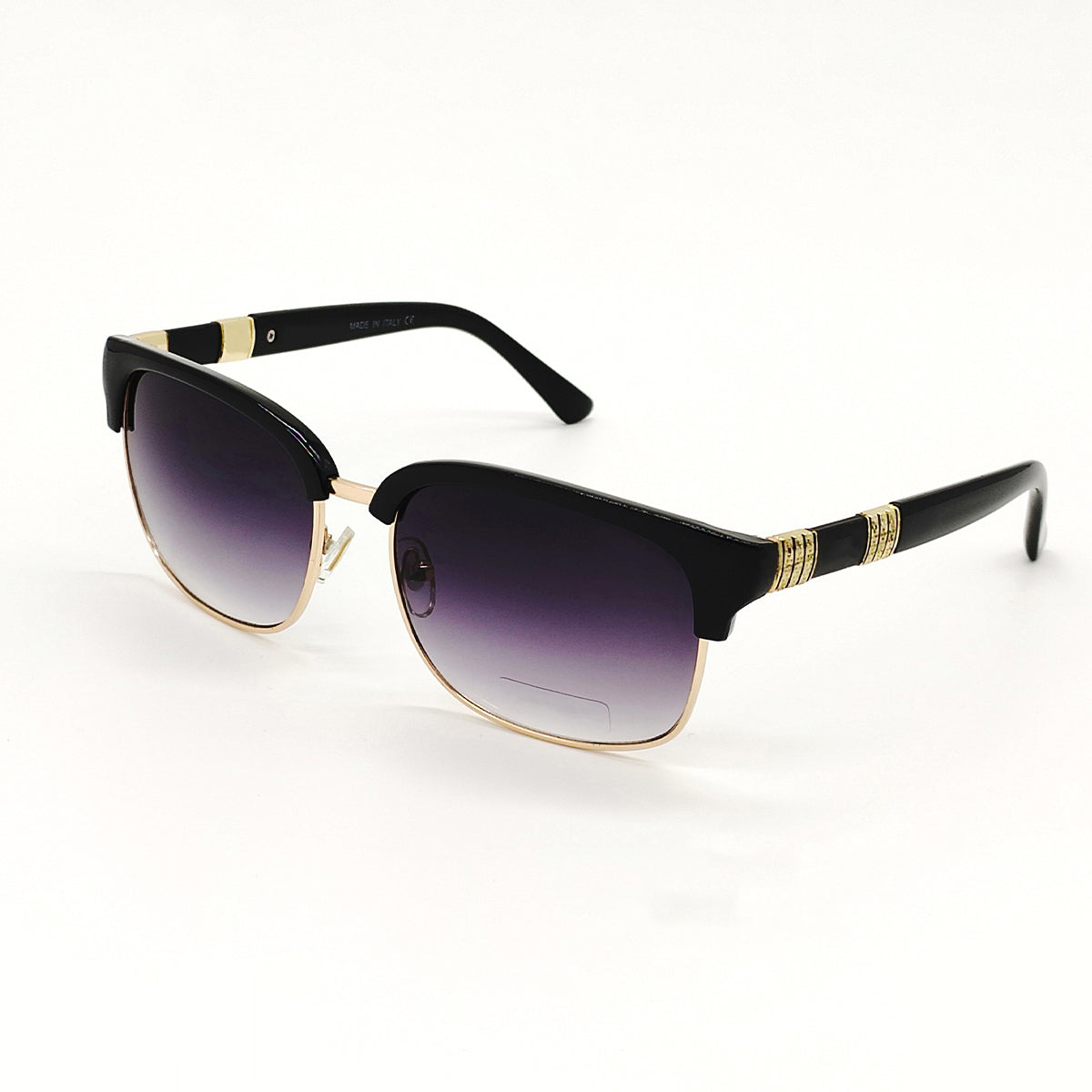 Black BUMBLE BEE Square Sunglasses (SUN-LC-0748-BLK2GLD)