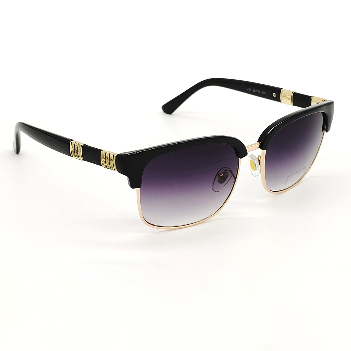 Black BUMBLE BEE Square Sunglasses (SUN-LC-0748-BLK2GLD) - SWASTIK CREATIONS The Trend Point SWASTIK CREATIONS The Trend Point