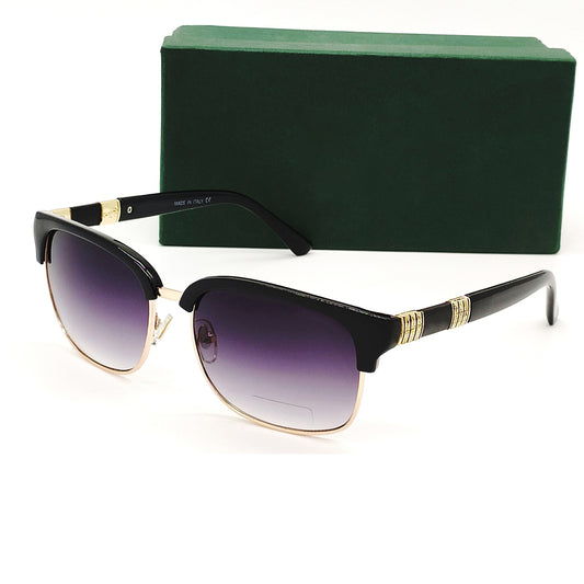 Black BUMBLE BEE Square Sunglasses (SUN-LC-0748-BLK2GLD) - SWASTIK CREATIONS The Trend Point