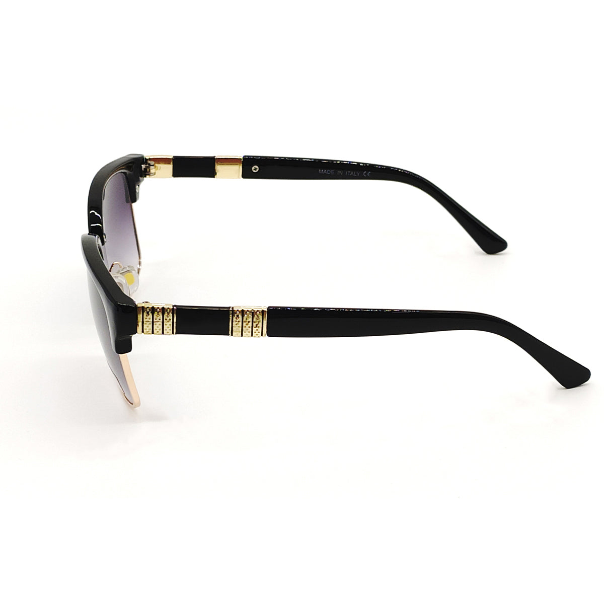 Black BUMBLE BEE Square Sunglasses (SUN-LC-0748-BLK2GLD)