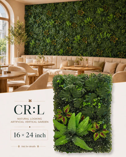 CR-L Artificial Grass Vertical Garden Sheet (Min 10pcs) (Size 16 x 24 Inches)