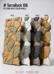 #Terra Rock 106 Multicolor– 35mm PU Stone Finish Panels - Size 2x4ft - Box of 8pcs - 4 color options