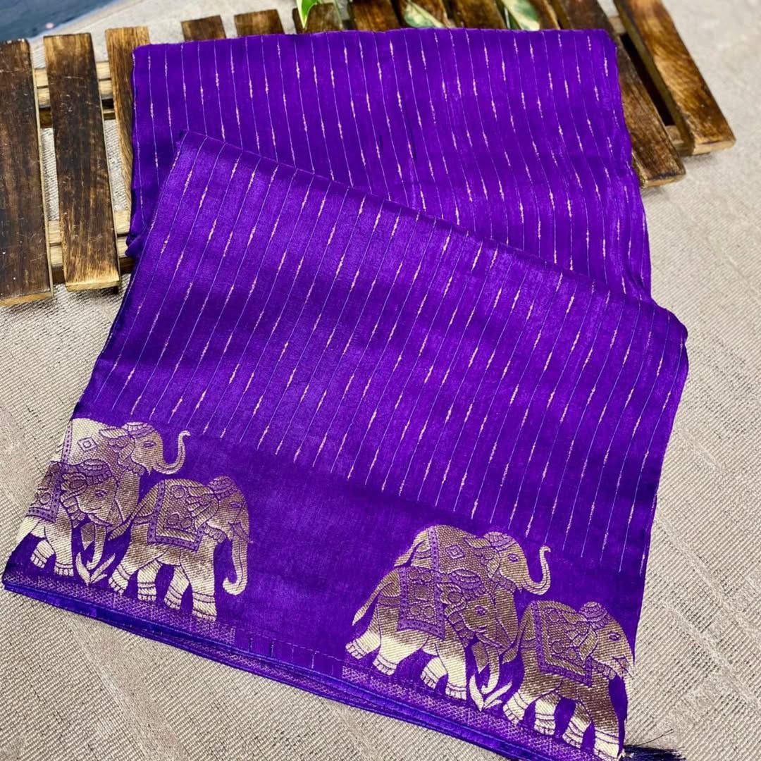 Flowing Pure Dola Silk (RIN178 SNT02) SWASTIK CREATIONS The Trend Point