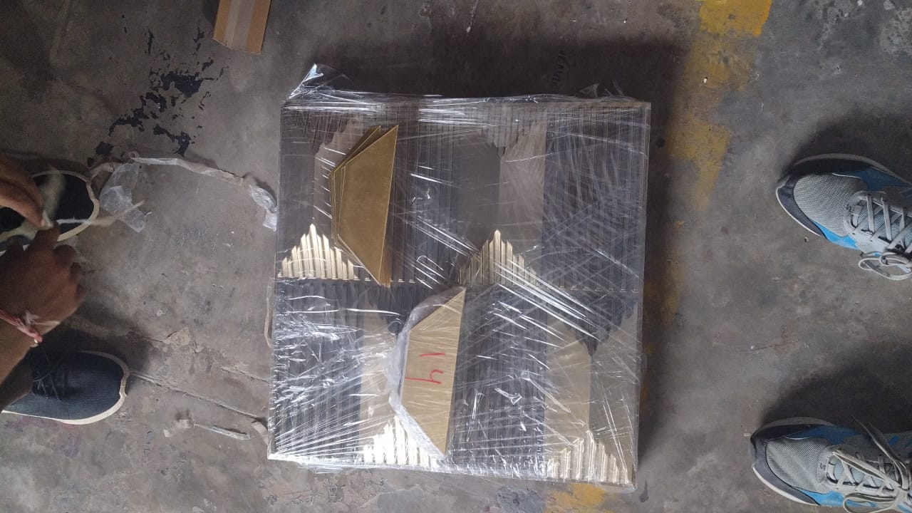 #14 Stone - 3D PVC Panel Stone (Mirror) - 4 colors option - (Size 50*50cm)