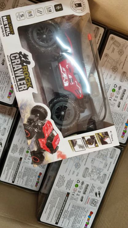 Premium 4x4 RC Rock Monster Truck Remote Control Car for Kids | 1:18 Scale Rock Crawler Offroad High Speed Racing Car Toy for Boys & Girls