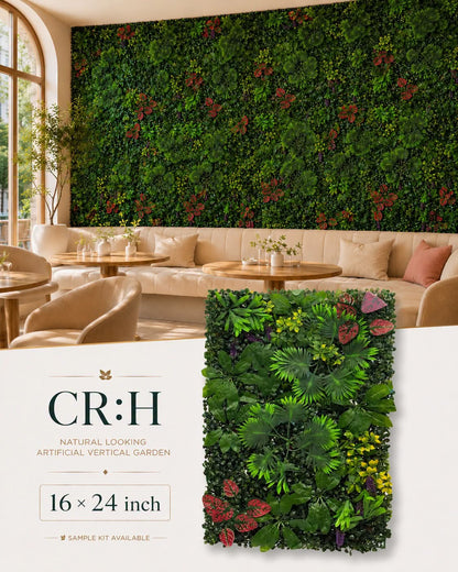 CR-H Artificial Grass Vertical Garden Sheet (Min 10pcs) (Size 16 x 24 Inches)
