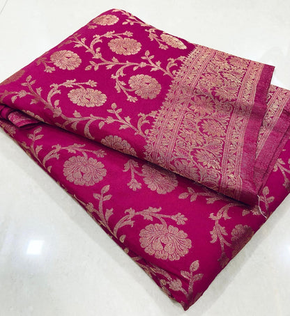 Pure Soft Khadi Georgette Silk Saree (KESH425 SVX08)