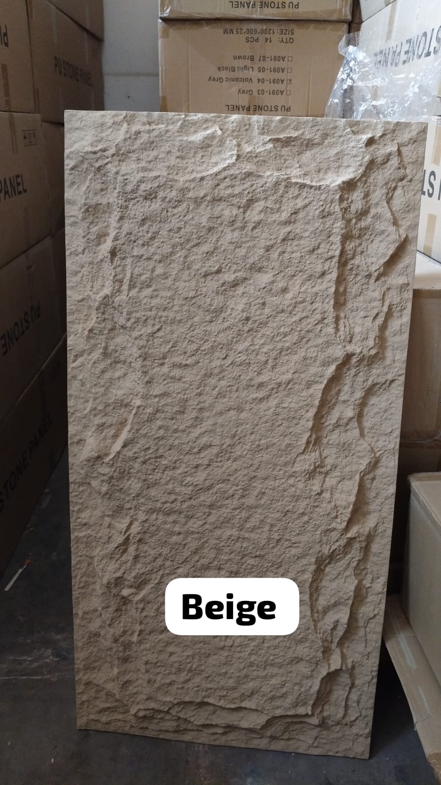 Economic Series - 50mm PU stone Panels (Size 2*4ft)
