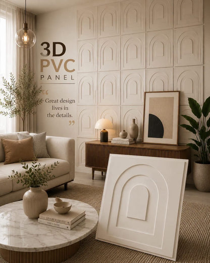#21 Arch - Arch 3D PVC Mirror Panel - 6 colors option - (Size 50*50cm) - Min 10Pcs